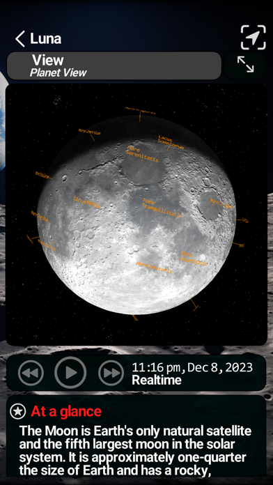 SkyORB ∞ Astronomy iPhone screenshot