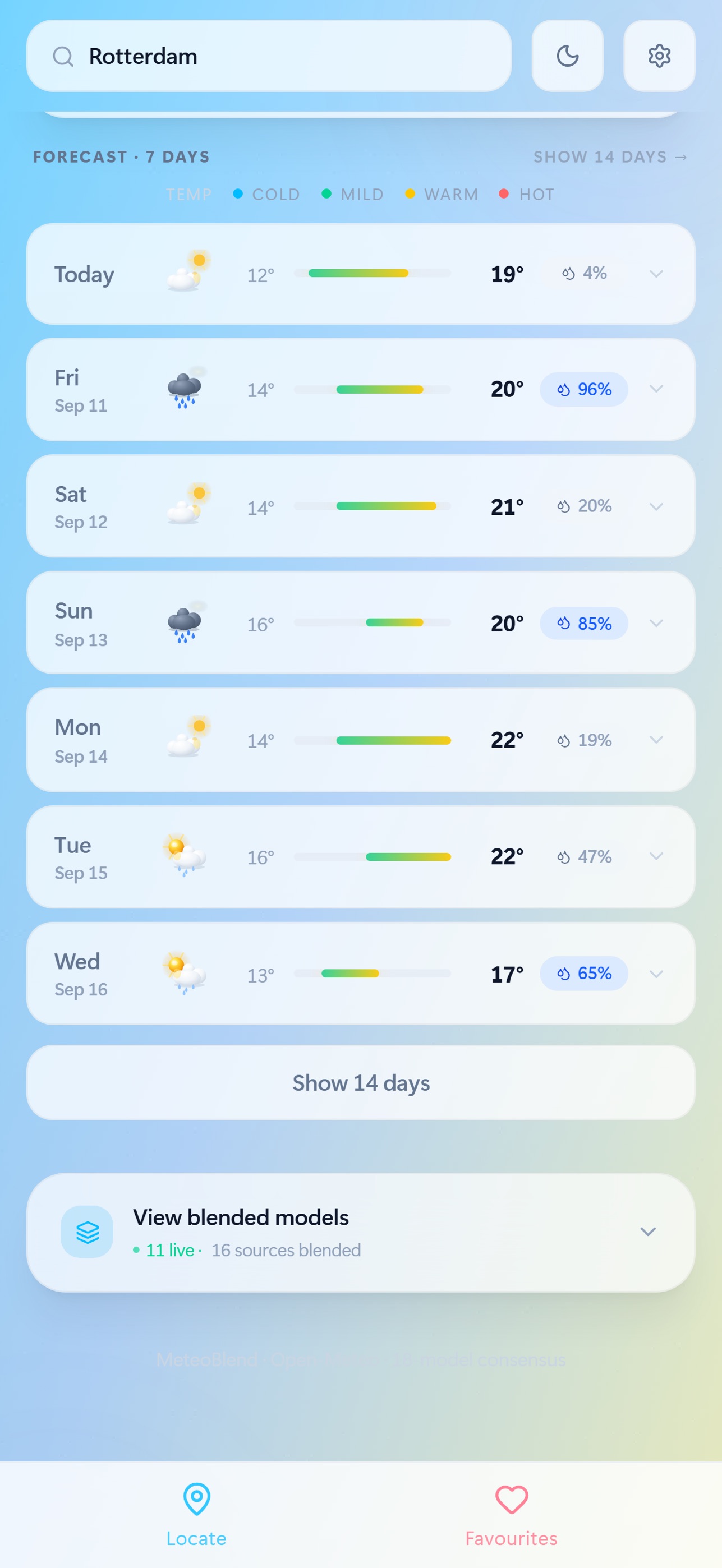 Screenshot 2 of MeteoBlend