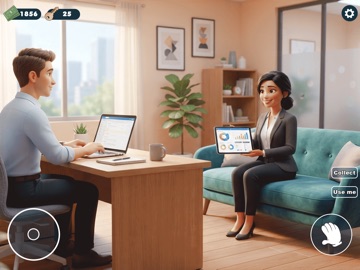 Game Studio Office Simulator iPad screenshot