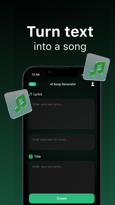 Screenshot 2 of AI Music by Suno AI App