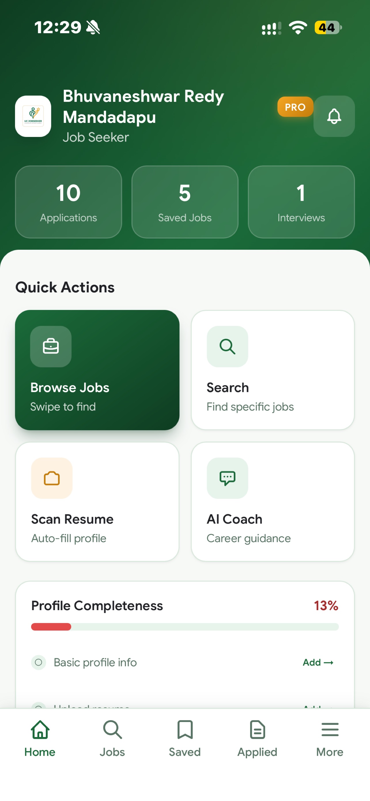 Screenshot 2 of UC Jobseeker
