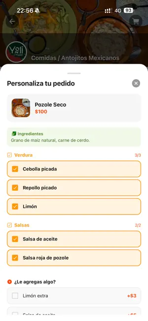 Pappi Foods iPhone screenshot 4