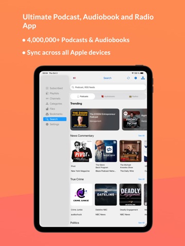PlaydioCast: Radio & Podcast iPad screenshot