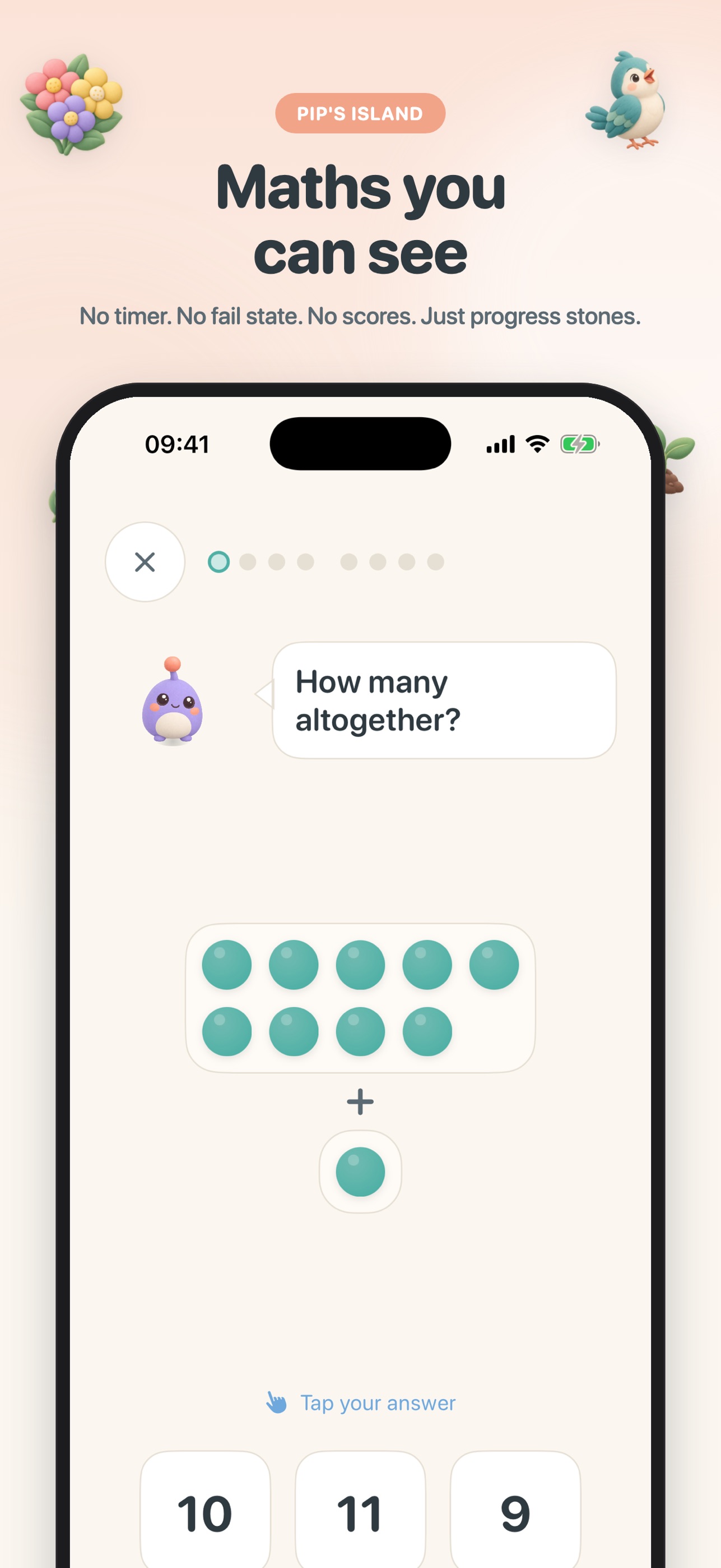 Screenshot 3 of Pip's Island: Calm Maths