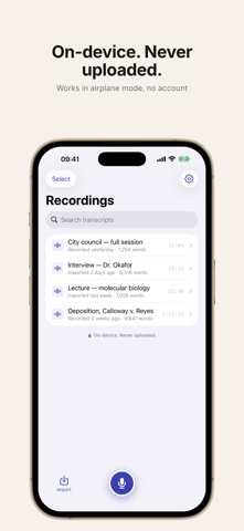 Saylen: Transcribe Audio Screenshot 2 of 8