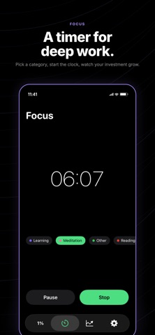 OnePersent iPhone screenshot