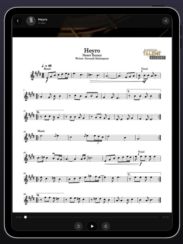 Kurdish Talent Academy iPad screenshot