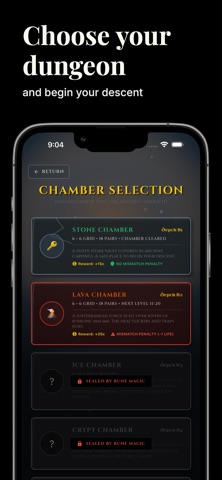 Memory Dungeon Quest iPhone screenshot