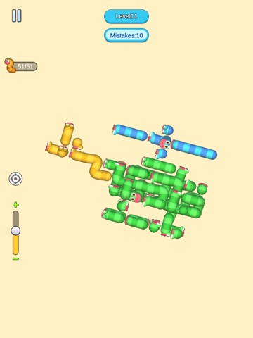Snake Entangle Puzzle iPad screenshot