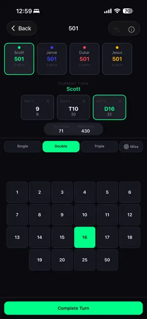 Dart Spot Score Keeper screenshot 4