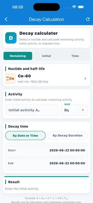 Nuclides screenshot 3