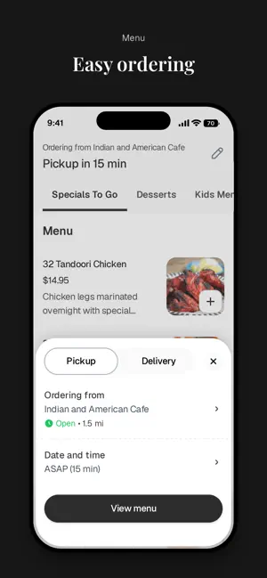 Indian and American Cafe screenshot 3
