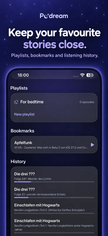 Podream – Podcasts pour Dormir screenshot 6 of 6