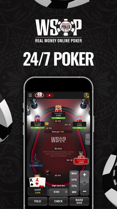 WSOP Real Money Poker - MI Screenshot