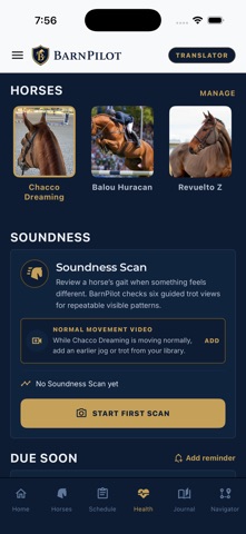 BarnPilot Equestrian iPhone screenshot