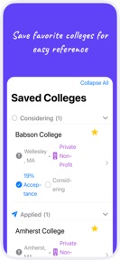 My College Tracker: Search App screenshot