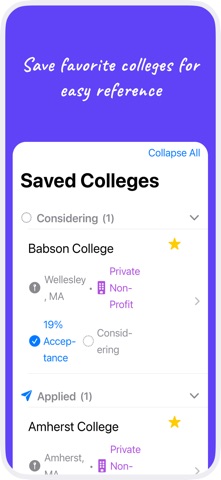 My College Tracker: Search App Screenshot 4 of 10