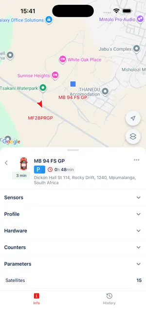 Mzansi Tracker screenshot 2