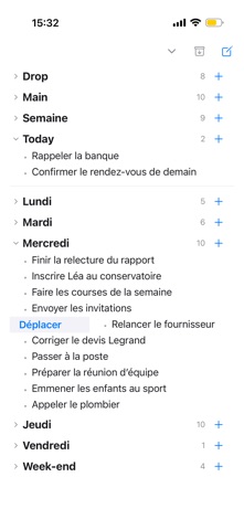 Vendredi iPhone screenshot