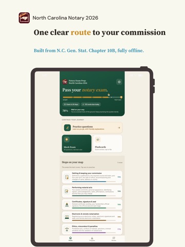 North Carolina Notary 2026 iPad screenshot