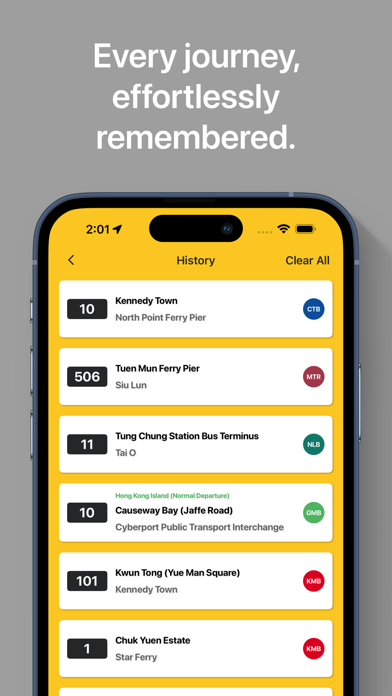 HKBUS - Hong Kong Bus iPhone screenshot 6 - Navigation app