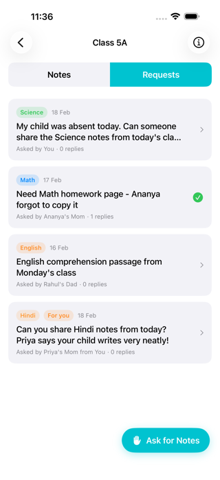 ClassNotes - Share Notes Screenshot 4 of 5