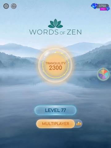 Words of Zen : Crossword iPad screenshot