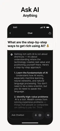 Chatbot App: Screenshot 2 von 8