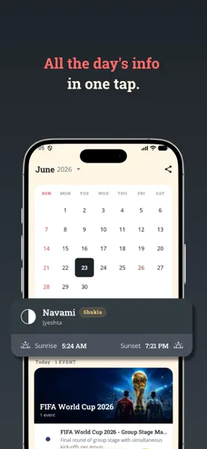 Tithi: Hindu Calendar 2026 screenshot 2