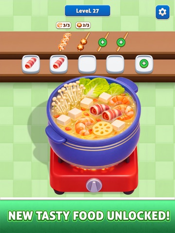 Hot Pot Food: Sorting Puzzle iPad screenshot