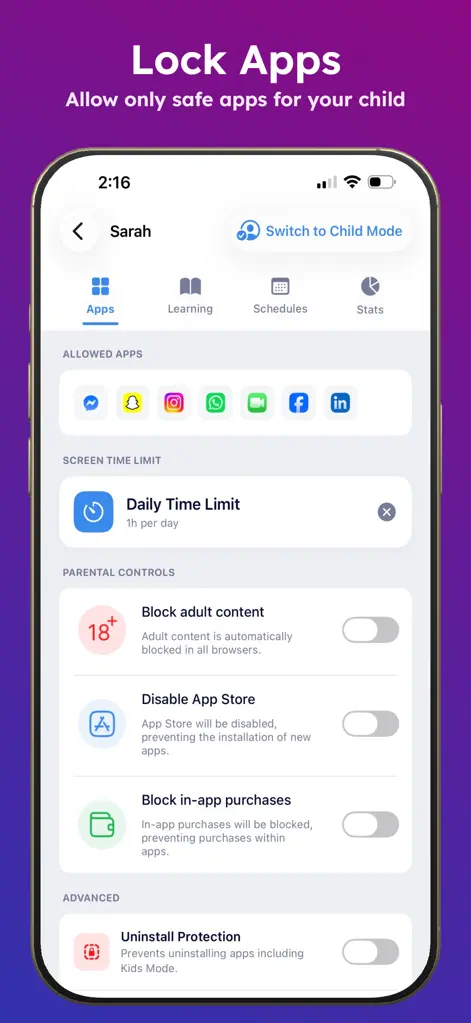 Kids Mode & Child Lock - App de Utilidades | MWM