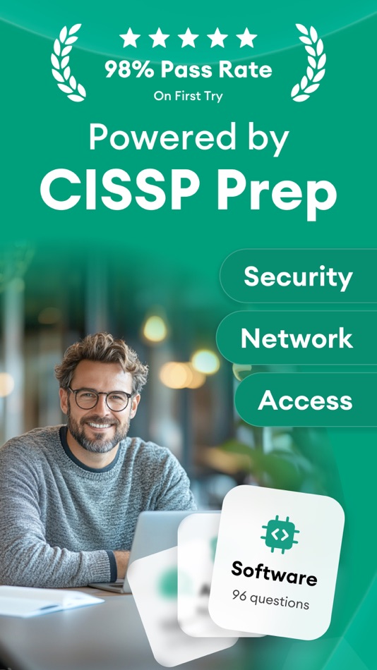 #1. CISSP Test Prep 2026 (iOS) Podle: 秀娟 周