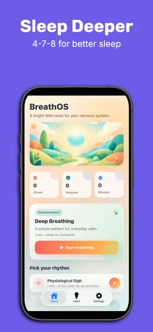BreathOS: Paced Breathing screenshot 1