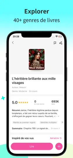 Capture d'écran de Pinknovel - นิยาย อ่านออนไลน์ sur iPhone 4