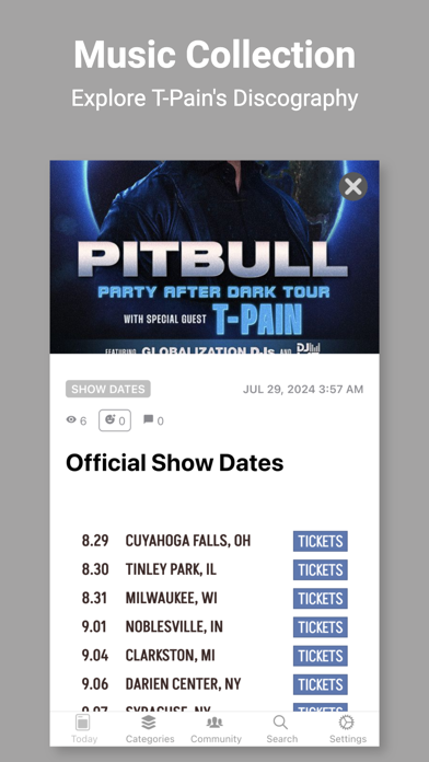 T PAIN iPhone screenshot 5 - Social Networking app