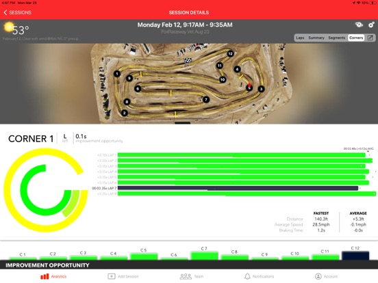 LITPro - GPS Lap Timer iPad screenshot 6 - Sports app