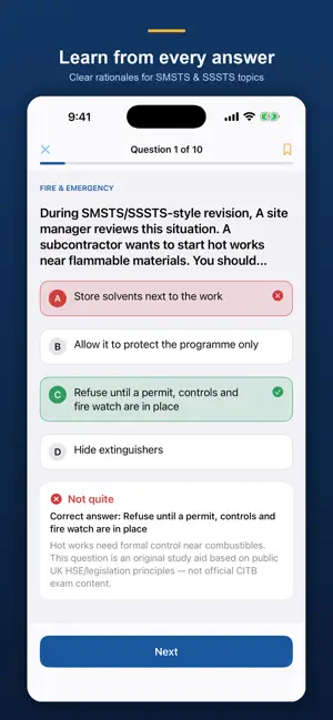 CITB SMSTS & SSSTS Prep screenshot 2