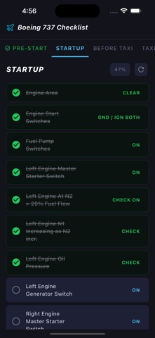 Boeing 737 Checklist Screenshot 4 of 5