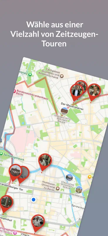 Mauerschau: Berliner Mauer App screenshot 1 of 10