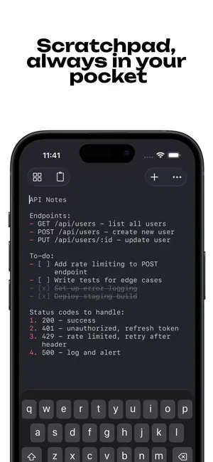Itsypad screenshot 1