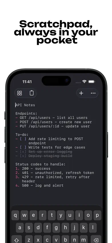 Itsypad screenshot 1