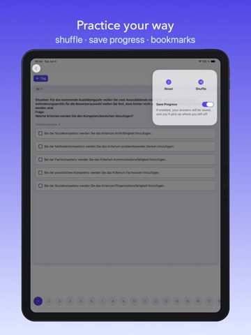 AEVO IHK Ausbilderschein Study iPad screenshot