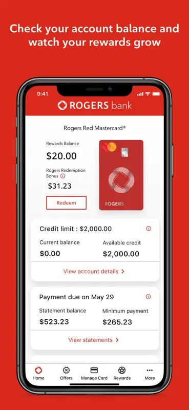 Rogers Bank screenshot 1 of 6