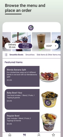 Blendabowl Cafe Screenshot 2 of 3