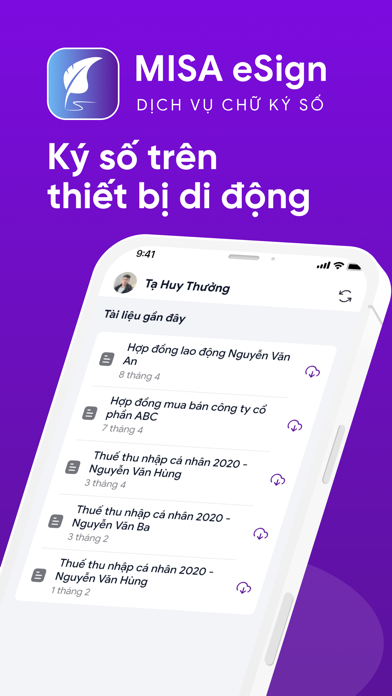 Screenshot #1 pour MISA eSign