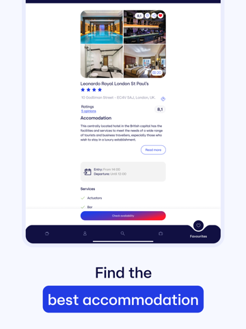 Reserving iPad screenshot 6 - Travel app