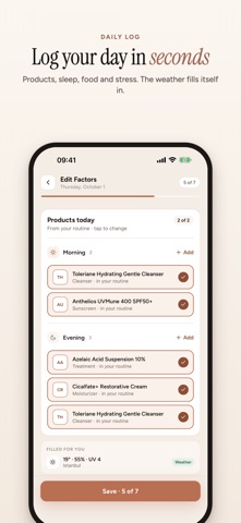 ClearTrace: Skincare Tracker Screenshot 7 of 9