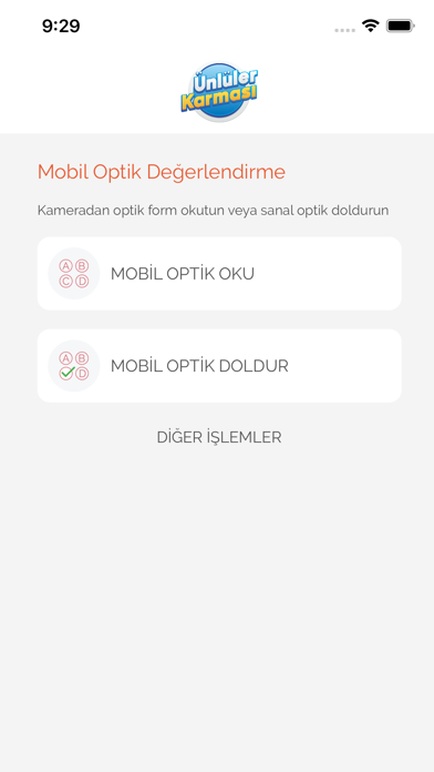 Ünlüler Karması Optik Okuma Screenshot