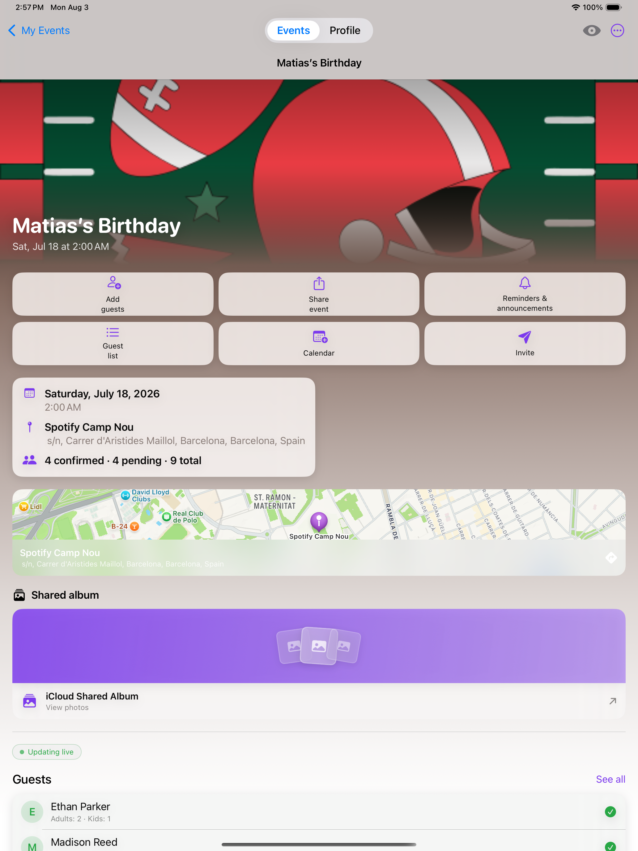 MyEvent Go screenshot 11