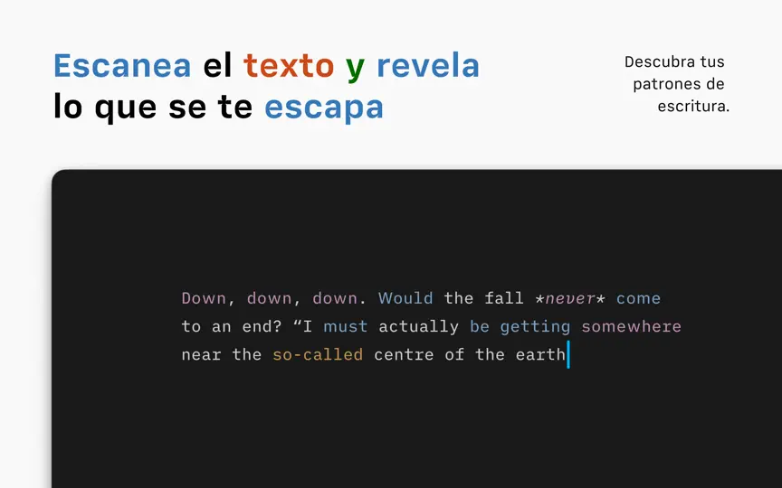 Captura de pantalla de IA Writer en iPhone 3